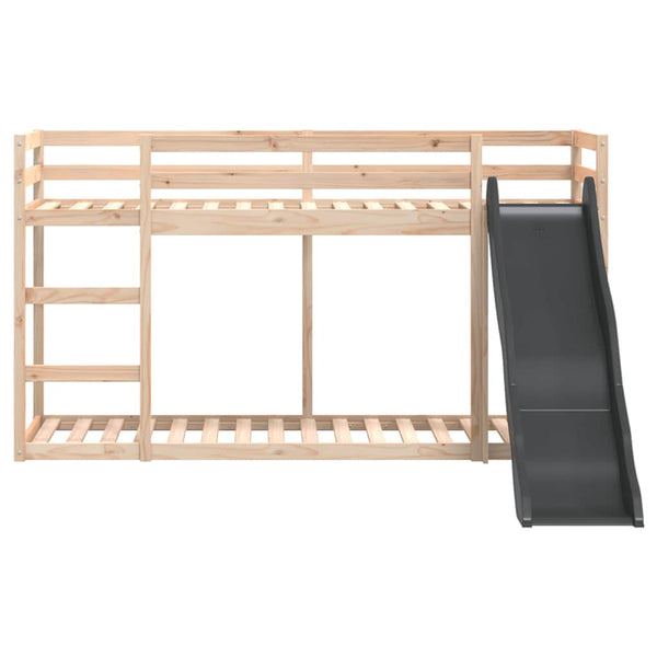 Etagenbett mit Rutsche Kiefer 80x200 cm