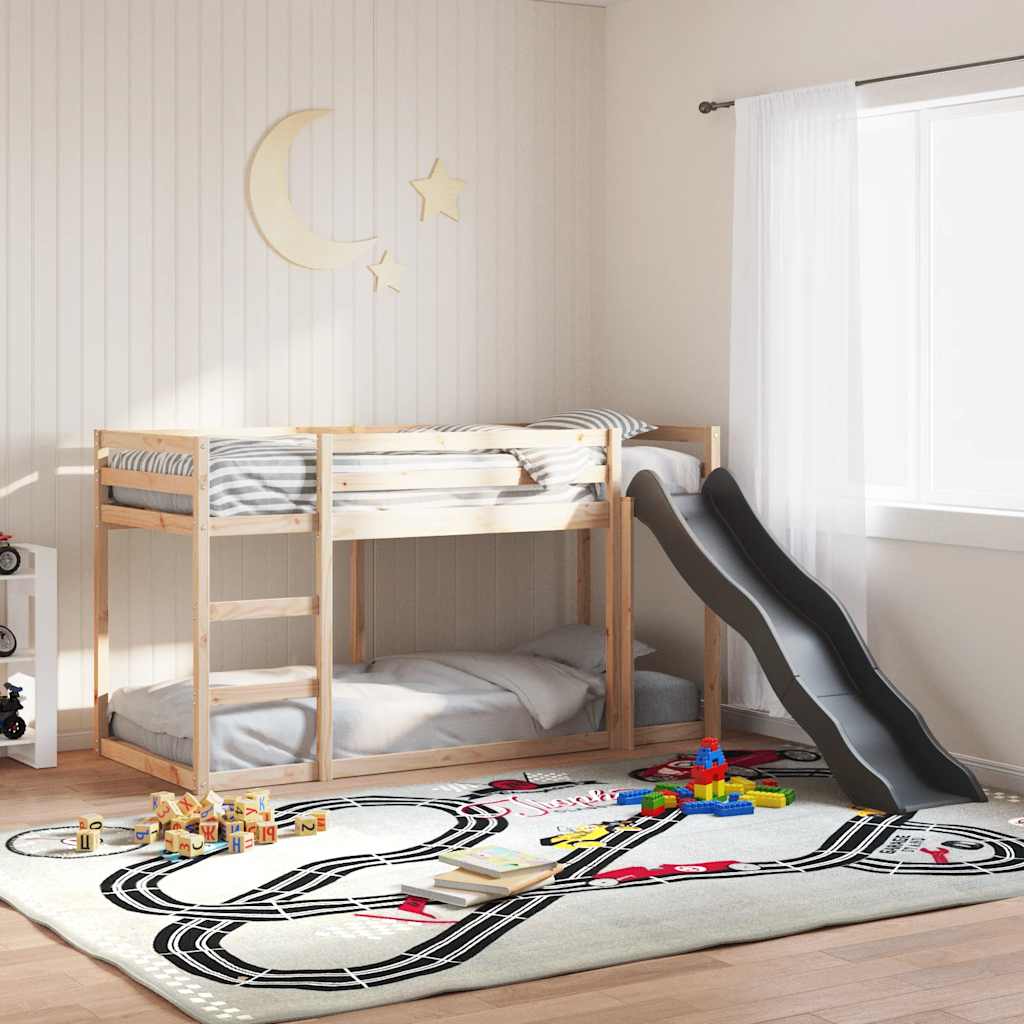 Etagenbett mit Rutsche Kiefer 80x200 cm