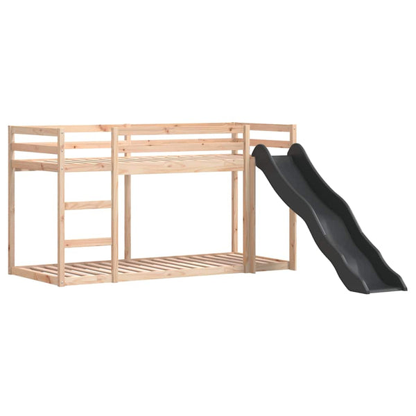Etagenbett mit Rutsche Kiefer 90x200 cm