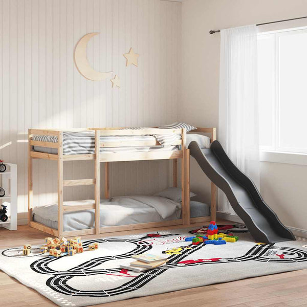 Etagenbett mit Rutsche Kiefer 90x190 cm