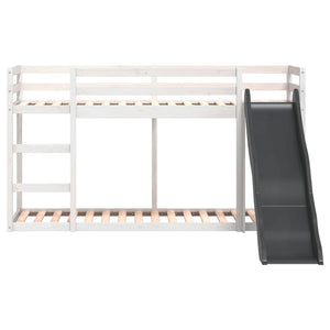 Etagenbett mit Rutsche & Leiter Kiefer 90x190cm