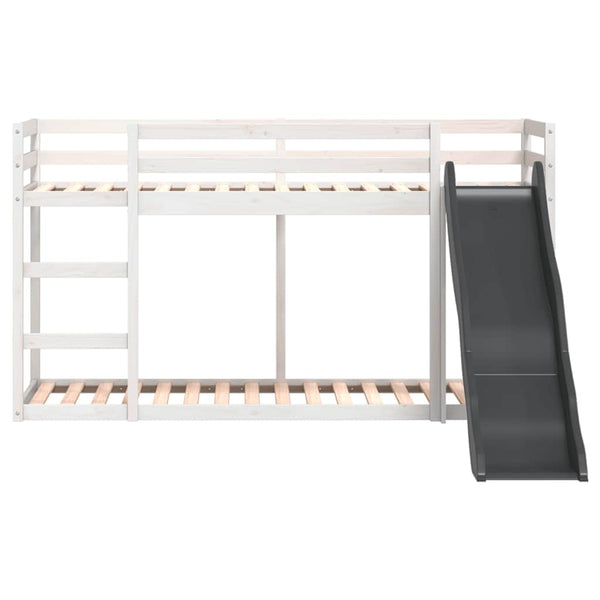 Etagenbett mit Rutsche & Leiter Kiefer 90x190cm