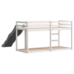 Etagenbett mit Rutsche & Leiter Kiefer 90x190cm