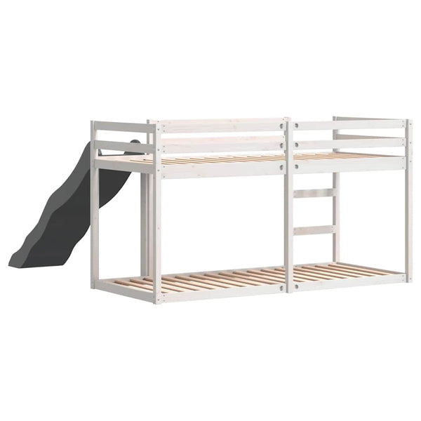 Etagenbett mit Rutsche & Leiter Kiefer 90x190cm