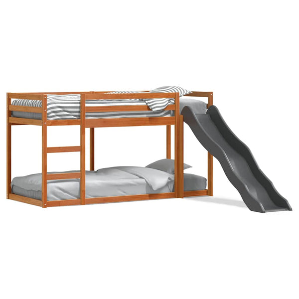 Etagenbett mit Rutsche Kiefer 75x190cm