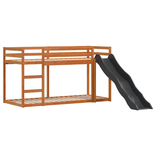 Etagenbett mit Rutsche Kiefer 75x190cm