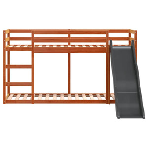 Etagenbett mit Rutsche Kiefer 75x190cm