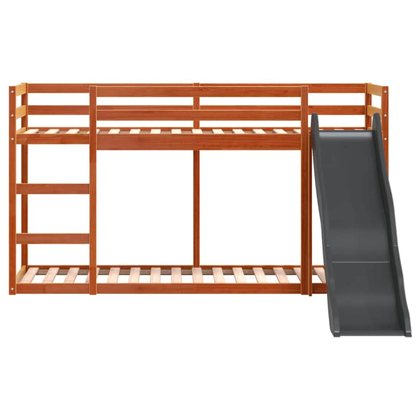 Etagenbett mit Rutsche Kiefer 75x190cm