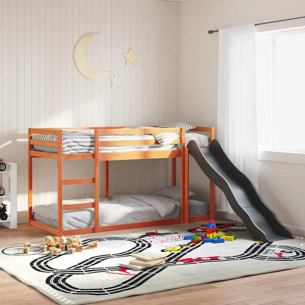Etagenbett mit Rutsche Kiefer 75x190cm