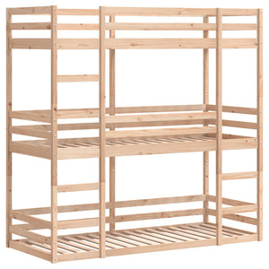 Dreifach Etagenbett Kiefer 80x200cm