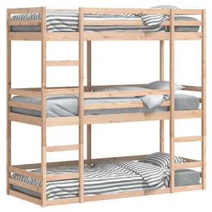 Dreifach Etagenbett Kiefer 80x200cm