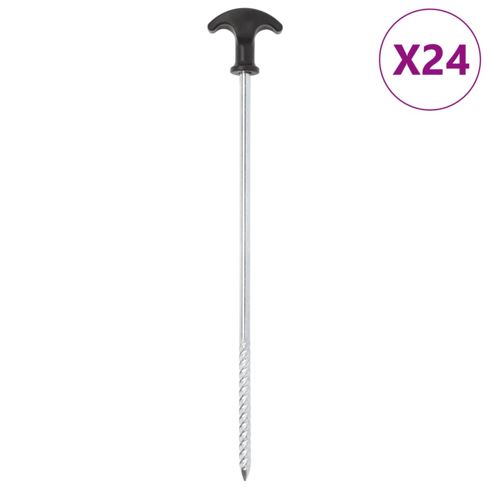 Zeltheringe 30 cm, 24 Stück, verzinkt