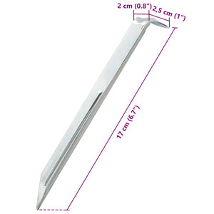 Zeltheringe Verzinkt 17cm, 24er-Set