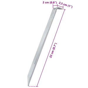 Zeltheringe 24 Stk Verzinkt 22cm