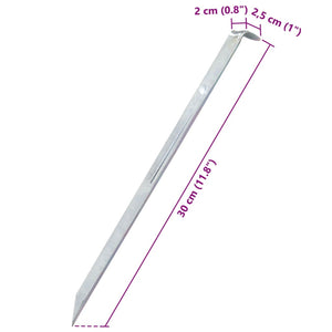 Zeltheringe 24 Stk Verzinkt 30cm