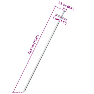 Zeltheringe, 24 Stk, 29,5 cm, Verzinkt