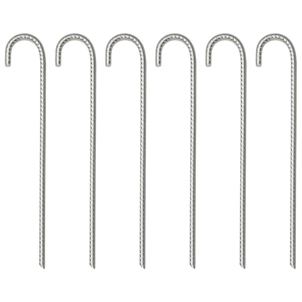 Zeltheringe 37 cm Verzinkter Stahl, 6er-Set