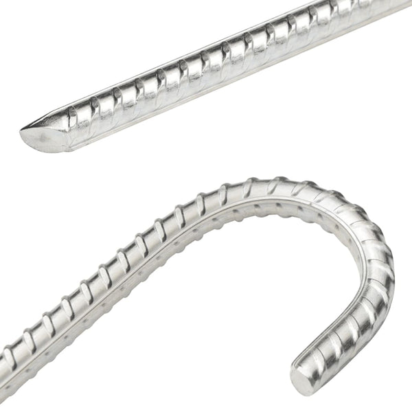 Zeltheringe 37 cm Verzinkter Stahl, 6er-Set