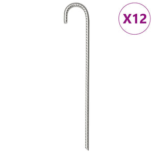 Zeltheringe 12er Set, 37cm Verzinkt