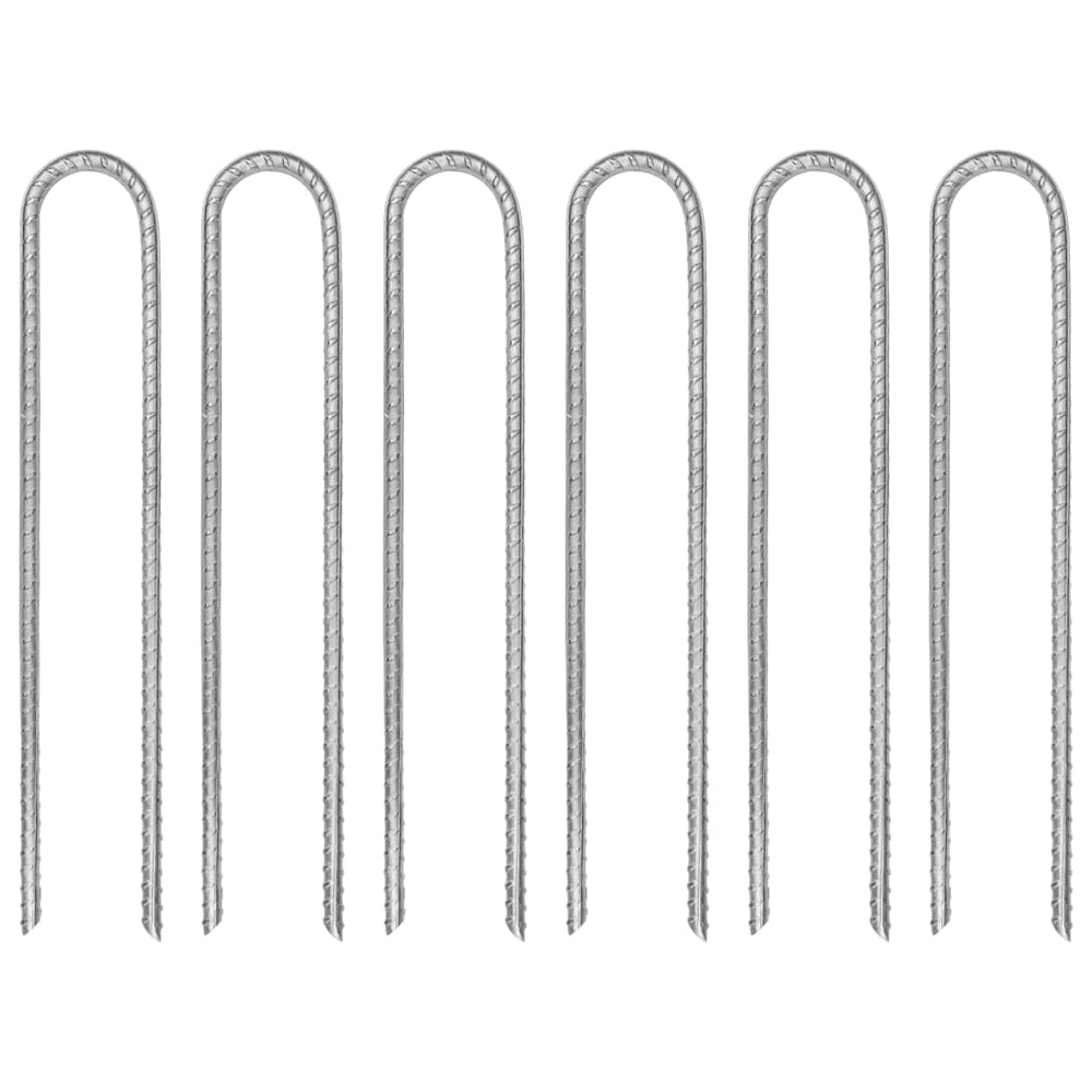 Zeltheringe U-Form Verzinkt 30cm 6er-Set