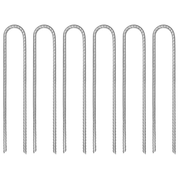Zeltheringe U-Form Verzinkt 30cm 6er-Set