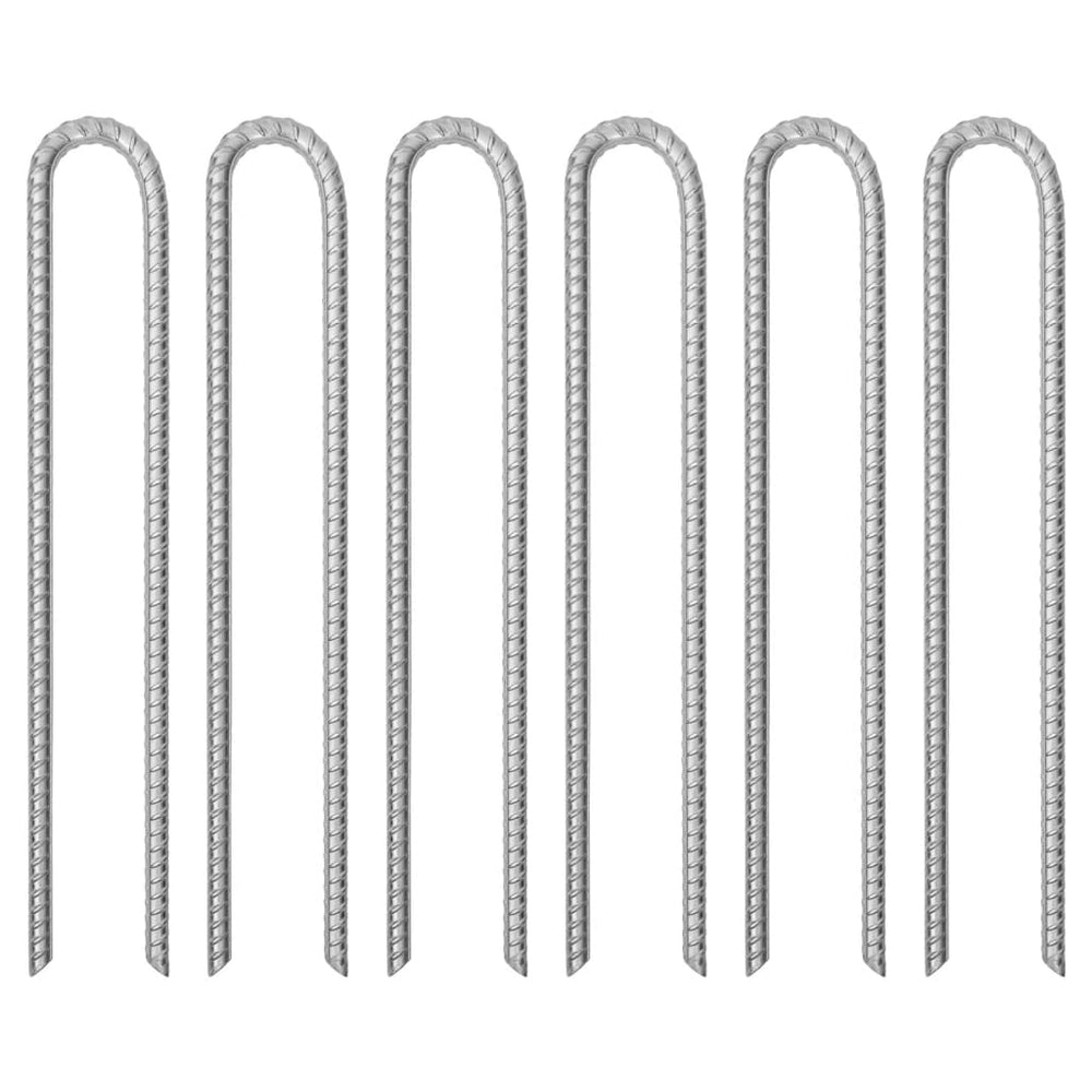 Zeltheringe U-Form, 41,5 cm, 6er-Set