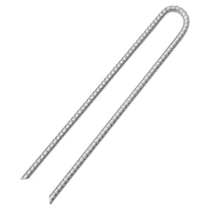 Zeltheringe U-Form, 41,5 cm, 6er-Set