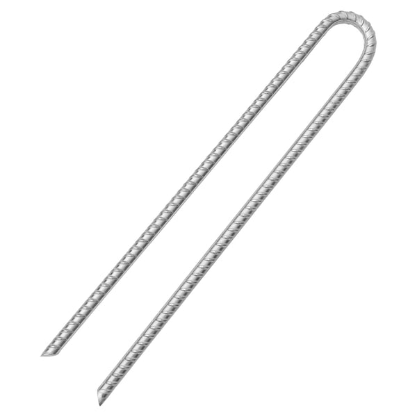Zeltheringe U-Form, 41,5 cm, 6er-Set