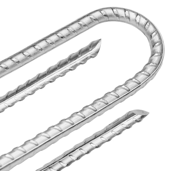 Zeltheringe U-Form, 41,5 cm, 6er-Set