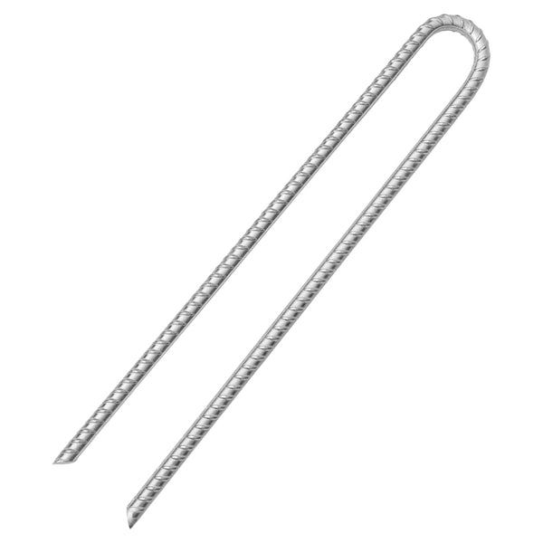 Zeltheringe U-Form, 12 Stk., 41,5 cm, Verzinkt