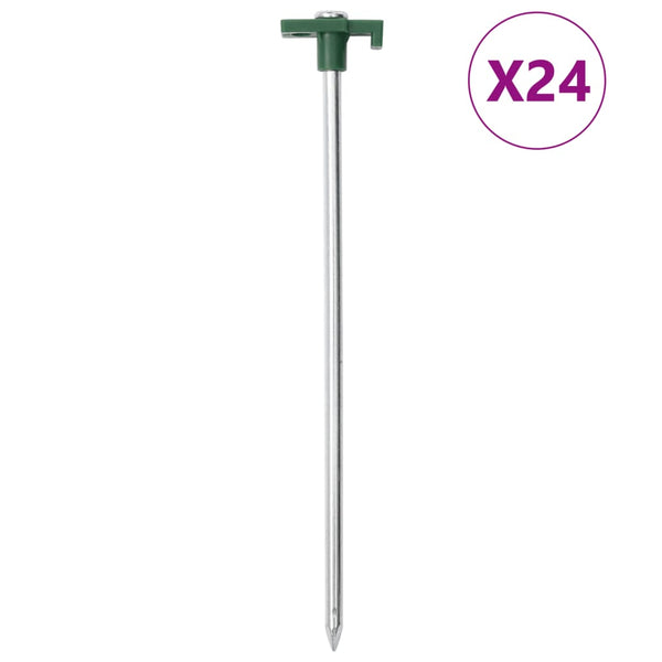 Zeltheringe 24er Set, 25cm Stahl