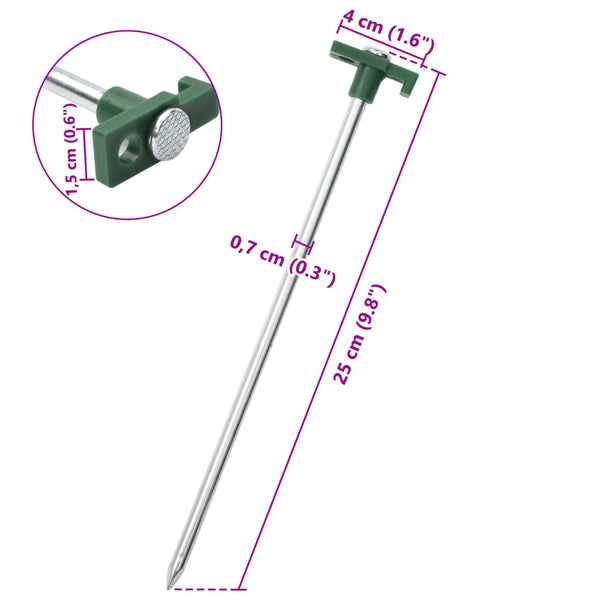 Zeltheringe 25 cm, 12er-Set