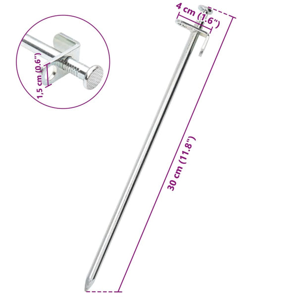 Zeltheringe Verzinkt 30cm - 24er Set