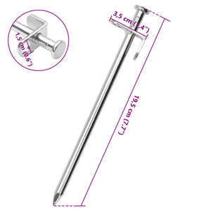Zeltheringe, 24 Stk, 19,5cm, Verzinkt