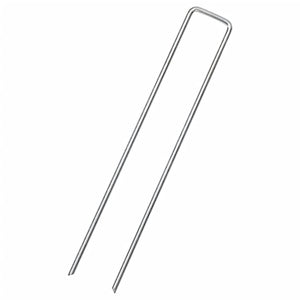 Bodenanker U-Form 20x4 cm, 50 Stk., Verzinkt