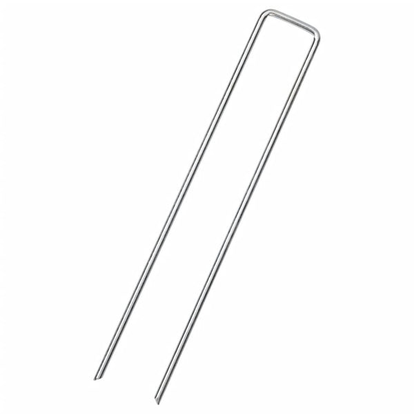 Bodenanker U-Form 20x4 cm, 50 Stk., Verzinkt