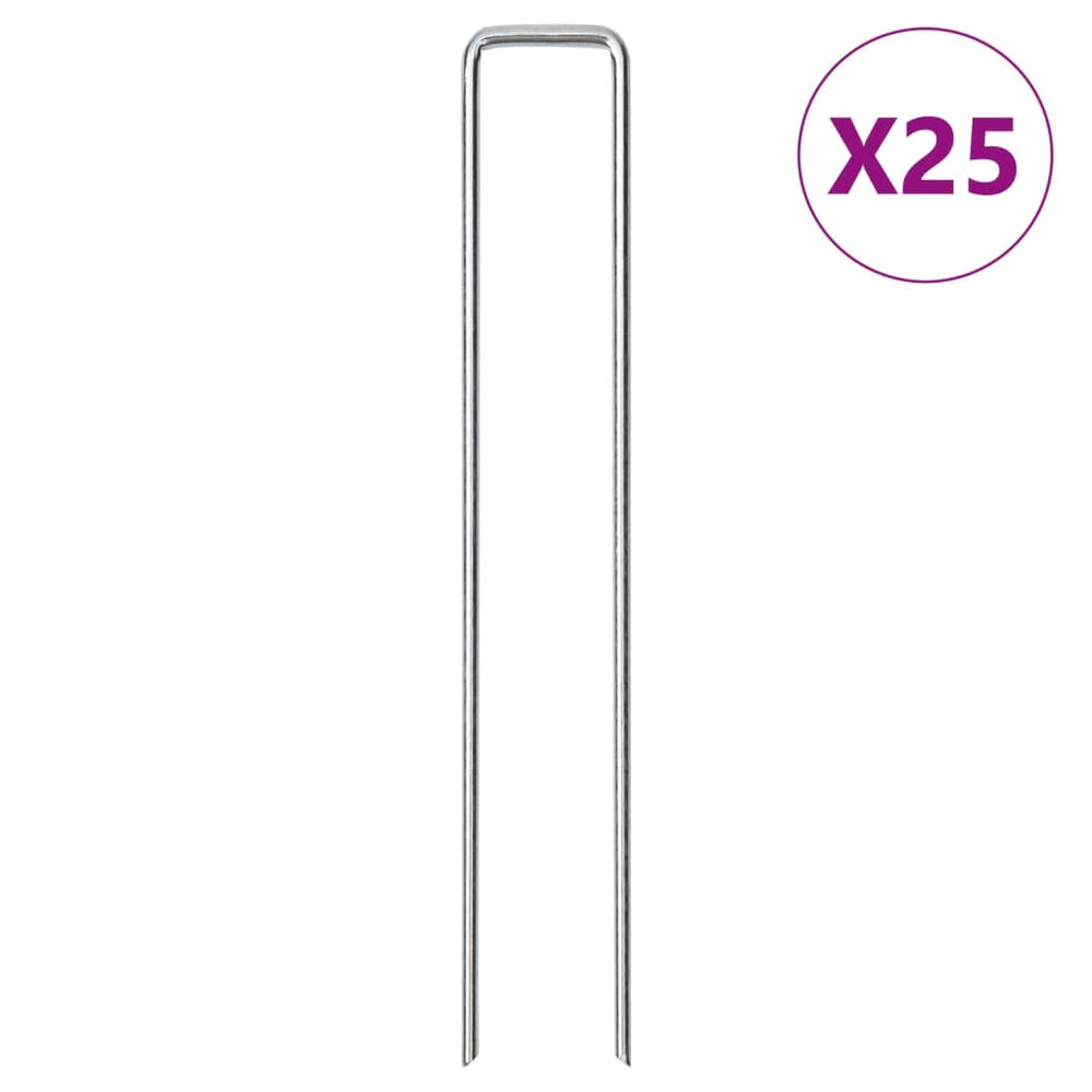Bodenanker U-Form 20x3,5cm, 25 Stk.