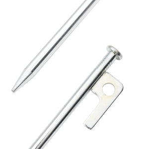 Zeltheringe 24er Set, Verzinkter Stahl, 20cm
