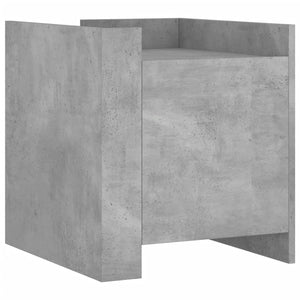 Betongrauer Nachttisch 45x50x50cm