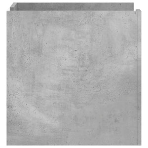 Betongrauer Nachttisch 45x50x50cm