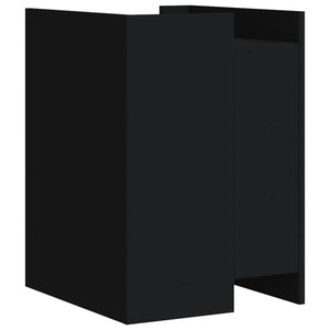 Schwarzer Nachttisch 45x50x65 cm