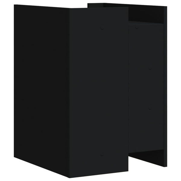 Schwarzer Nachttisch 45x50x65 cm