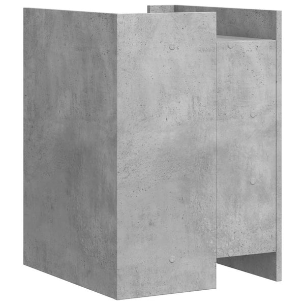 Betongrauer Nachttisch 45x50x65 cm