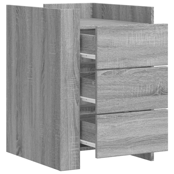 Nachttisch Grau Sonoma 45x50x65 cm