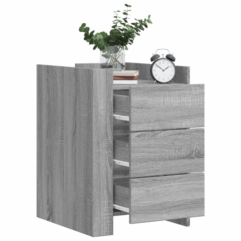 Nachttisch Grau Sonoma 45x50x65 cm