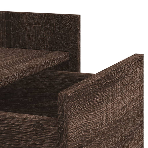 Nachttisch Braun Eichen-Optik 45x50x65 cm