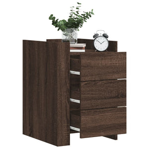 Nachttisch Braun Eichen-Optik 45x50x65 cm