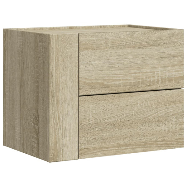Wand-Nachttisch Sonoma-Eiche 45 cm