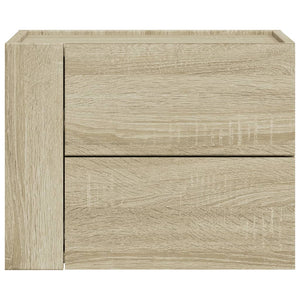 Wand-Nachttisch Sonoma-Eiche 45 cm