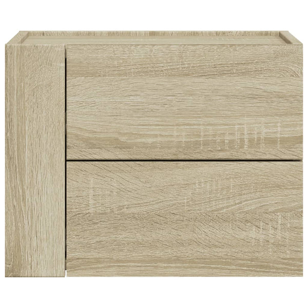 Wand-Nachttisch Sonoma-Eiche 45 cm